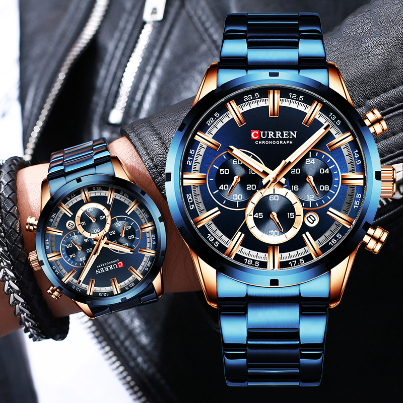 Curren Jam Tangan Pria Jam Tan - Luxury Watch Apple ulasan dan harga