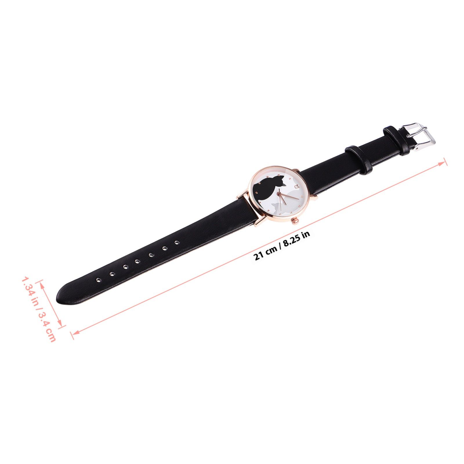 Jam Tangan Anak Motif Kucing K - Luxury Watch Gold And Black ulasan dan harga