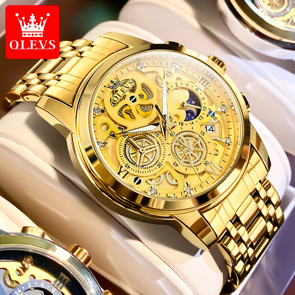 OLEVS 9947 Jam Tangan Pria Jam - Luxury Watch All Brands ulasan dan harga