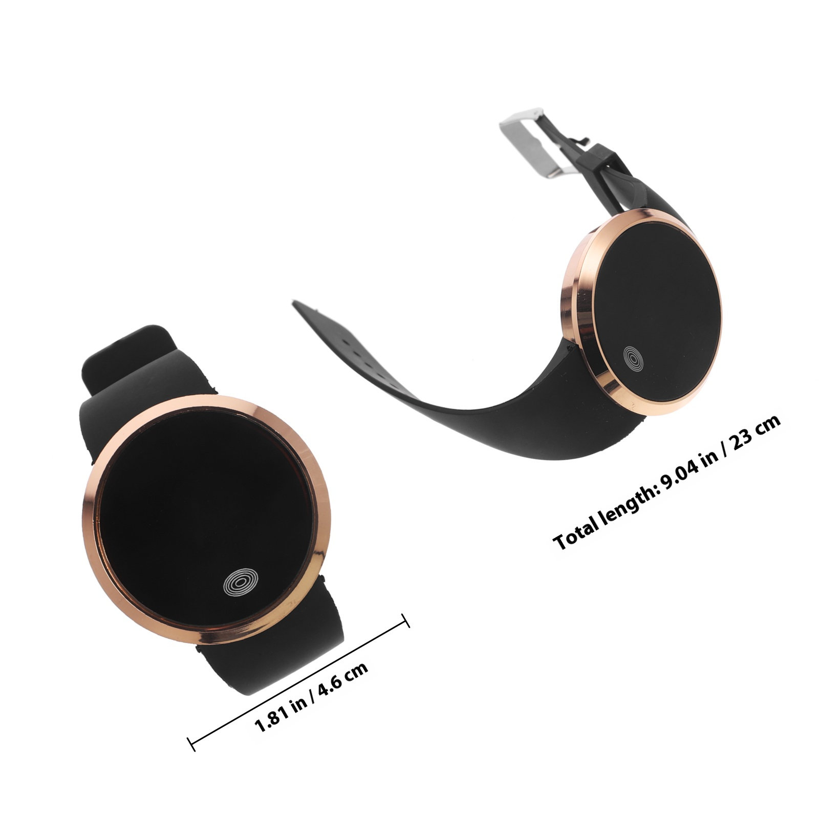 Gelang LED Pria Wanita, Jam Ta - Luxury Watch Gold And Black ulasan dan harga