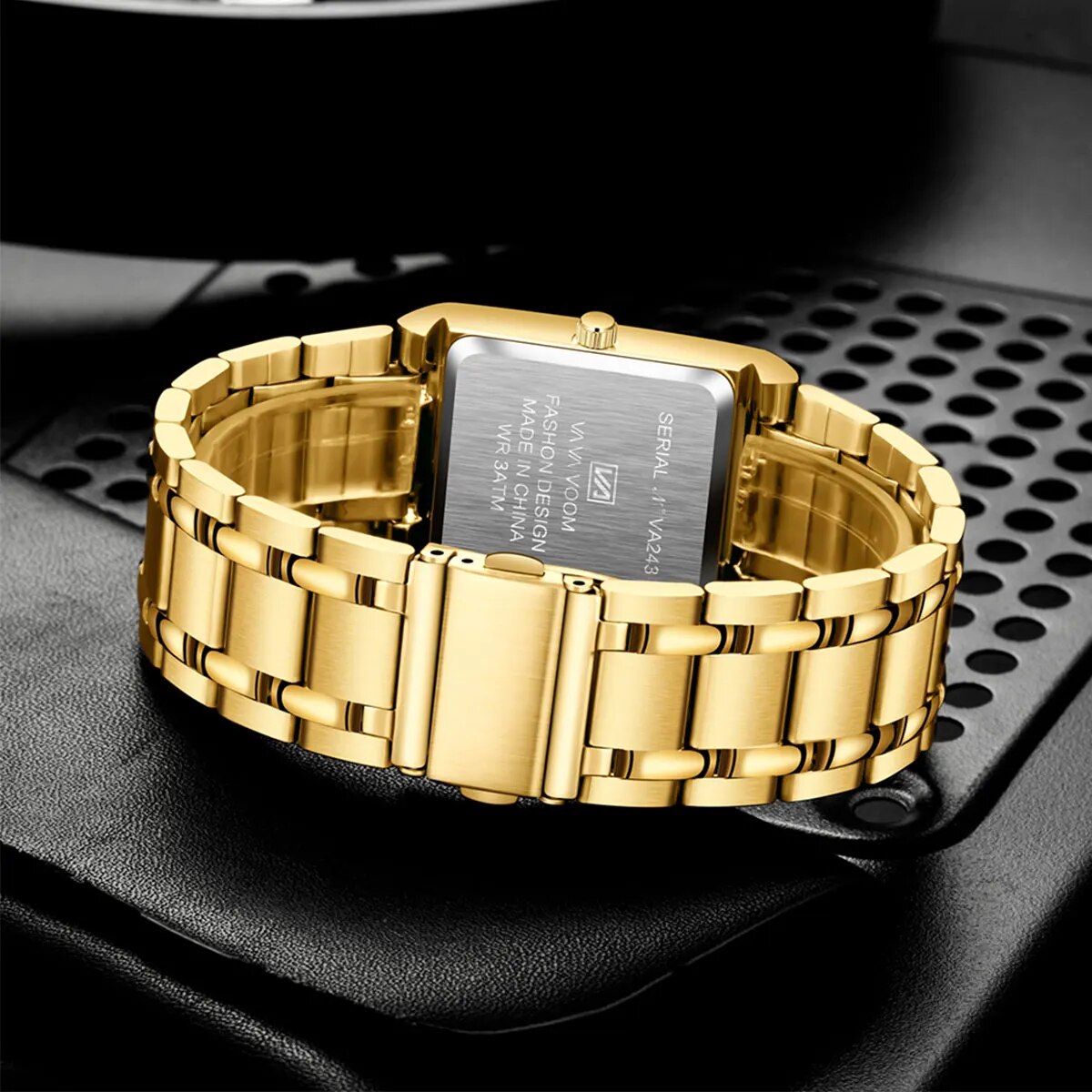 Jam tangan bisnis pria, arloji - Luxury Watch Gold And Black ulasan dan harga