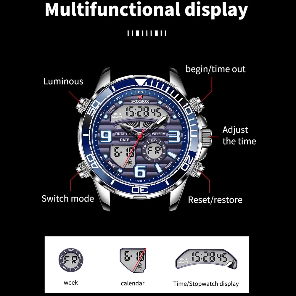 Jam tangan pria Digital, jam t - Luxury Watch All Brands ulasan dan harga