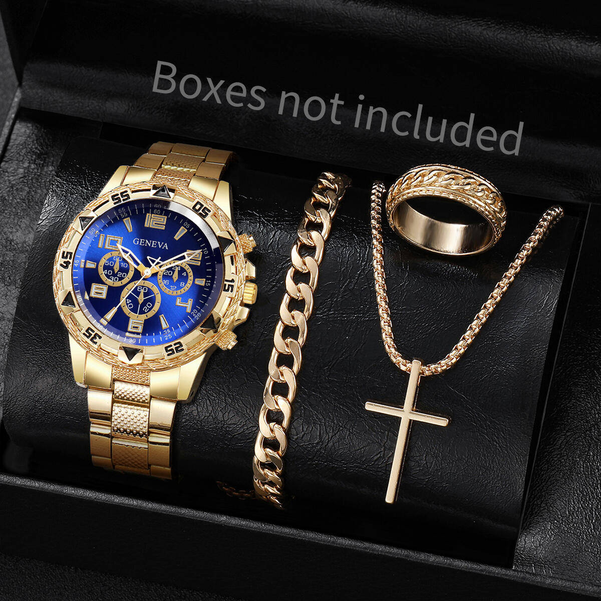 4 Buah/Set Jam Tangan Bisnis P - Luxury Watch Kit ulasan dan harga