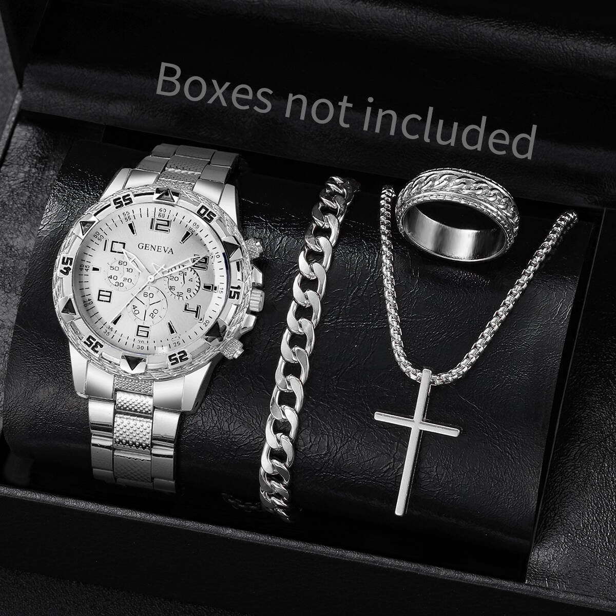 4 Buah/Set Jam Tangan Bisnis P - Luxury Watch Kit ulasan dan harga