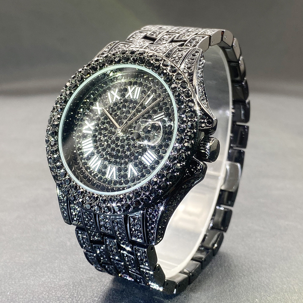 Jam Tangan Pria Besar Warna Em - Luxury Watch Gold And Black ulasan dan harga