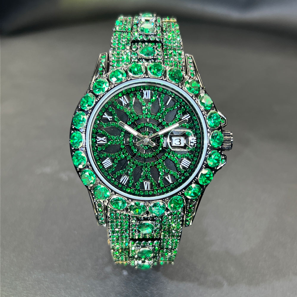 Jam Tangan Berlian Hijau untuk - Luxury Watch And Jewelry Brand ulasan dan harga