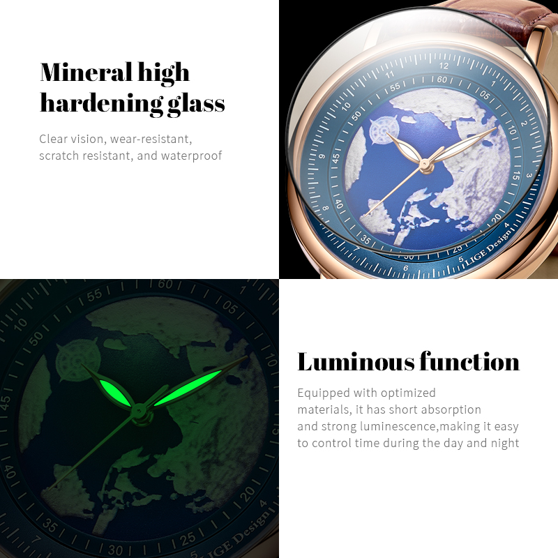 Jam Tangan Pria LIGE 2026 Mere - Luxury Watch Manufacturers ulasan dan harga