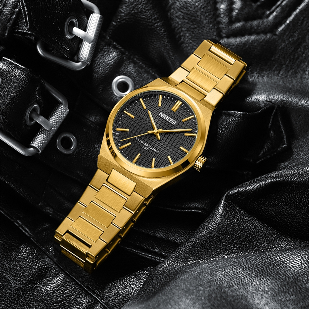 Jam Tangan Bermerek Mewah Pria - Luxury Watch Gold And Black ulasan dan harga